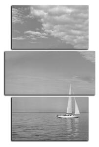 Obraz na plátně - Plachetnice na moři - obdélník 7248QC (90x60 cm)