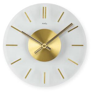 Skleněné designové hodiny AMS 9319