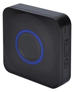 Solight 1L73B - Bezdrátový zvonek na baterie 3xAAA IP56 černá