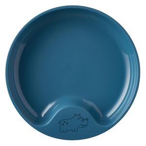 Dětský protiskluzový talíř Mio, 6m+, Mepal, modrý
