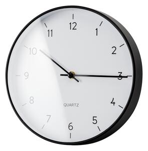 Nástěnné hodiny pr. 25 cm 1xAA černá/bílá