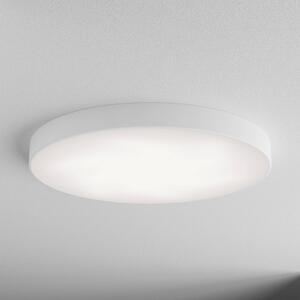TEMAR LIGHTING Stropní svítidlo Cleo, Ø 78 cm, IP20, bílé, kov, E27, stmívatelný, Bílá / opál, Obývací pokoj / jídelna, Moderní