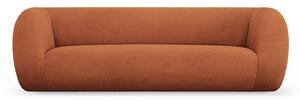 Oranžová pohovka z textilie bouclé 230 cm Essen – Cosmopolitan Design