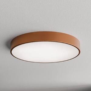 TEMAR LIGHTING Stropní světlo Cleo 600, Ø 60 cm měď, stmívatelný, Měď, Obývací pokoj / jídelna, kov