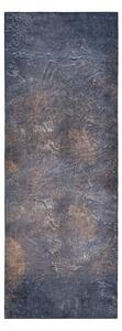 Makro Abra Kusový koberec do kuchyně KITCHEN 40090 Abstraktní protiskluzový modrý šedý hnědý Rozměr: 60x200 cm