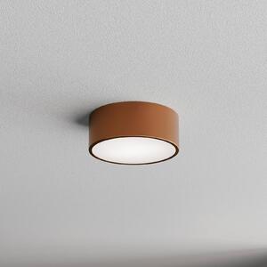 TEMAR LIGHTING Stropní svítidlo Cleo 200, měď, senzor, IP20, Ø 20 cm, E27, stmívatelný, Měď, Obývací pokoj / jídelna, kov, Moderní