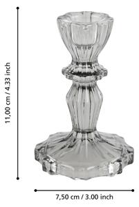 Eglo 422283 - Svícen MOLUME 11x7,5 cm šedá