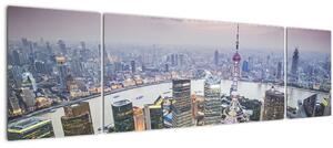 Obraz - Shanghai, Čína (170x50 cm)