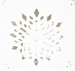 Porcelánová aromalampa Snow flower bílá, 8,5 x 12 cm
