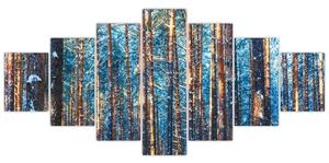 Obraz - Zimní les (210x100 cm)