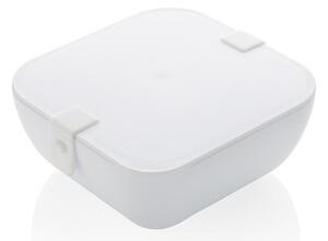 Čtvercový svačinový box 2,4 L, XD Design, bílý