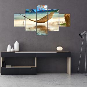 Obraz - Relax na pláži (125x70 cm)