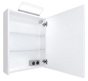 Zrcadlová skříňka závěsná s LED osvětlením Luisa W 50 ZS