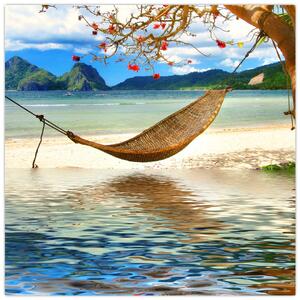 Obraz - Relax na pláži (30x30 cm)