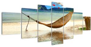 Obraz - Relax na pláži (210x100 cm)