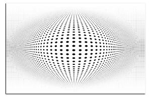 Obraz na plátně - Abstraktní geometrická sfera 1218A (100x70 cm)