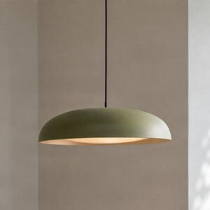 Lindby LED závěsné světlo Florie, zelené, Ø 40 cm, kov, Zelená, Obývací pokoj / jídelna, kov, Moderní