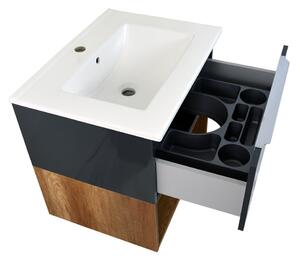 Koupelnová skříňka s keramickým umyvadlem Neveda CA 60