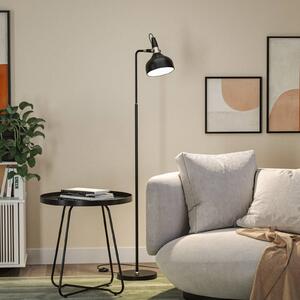 Paulmann Stojací lampa Juna STYLE, černá, výška 158 cm, kov, Černá, Obývací pokoj / jídelna, kov, Moderní, stojací lampa