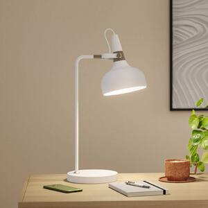 Paulmann Stolní lampa Juna STYLE, bílá, výška 51 cm, kov, Bílá / opál, Obývací pokoj / jídelna, kov, Moderní