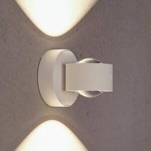 Paulmann LED venkovní nástěnné svítidlo Zorik na akumulátor, bílé, 10 cm, IP44, s, stmívatelný, Bílá / opál, Koupelna, Plast, Moderní, Nástěnné svítidlo
