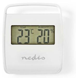 Nedis WEST100WT - Vnitřní teploměr s vlhkoměrem 1xLR54