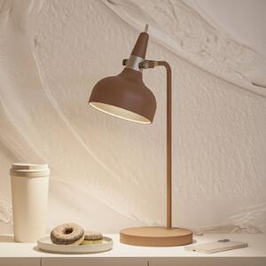 Paulmann Stolní lampa Juna STYLE, hnědá, výška 51 cm, kov, Hnědá / rez, Obývací pokoj / jídelna, kov, Moderní