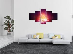 Obraz Lotosového květu (125x70 cm)