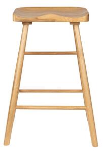 Barová stolička z dubového dřeva v přírodní barvě (výška sedáku 65,5 cm) Vander – White Label