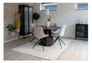 Kulatý jídelní stůl s deskou v dekoru ořechového dřeva ø 120 cm Bolton – House Nordic 4