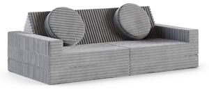 Rozkládací pohovka VARIANT TMAVĚ ŠEDÁ SZTRUKS 160x80