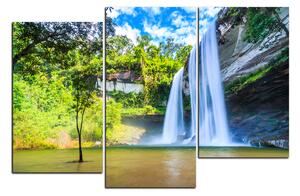 Obraz na plátně - Huai Luang vodopád 1228C (120x80 cm)