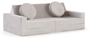 Rozkládací pohovka VARIANT ŠEDÁ SZTRUKS 160x80