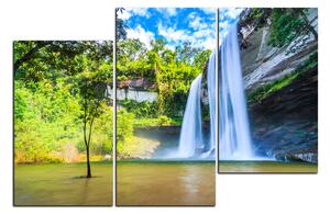 Obraz na plátně - Huai Luang vodopád 1228D (150x100 cm)