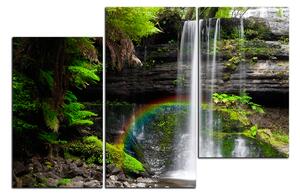 Obraz na plátně - Přírodní vodopád 1229D (150x100 cm)