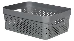 Curver Infinity 245679 Box 11 L, tmavě šedý recyklovaný