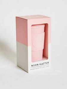 Nepropustný termohrnek, 450ml, Neon Kactus, růžový