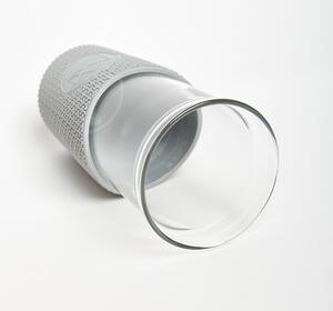 Skleněný pohár s brčkem, 568ml, Neon Kactus, šedý