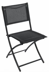 Set dvou zahradních židlí SIESTA černý