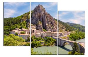Obraz na plátně - Sisteron v Provence 1235D (105x70 cm)