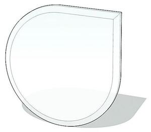 Sklo pod kamna 1100x1100x6 mm slza