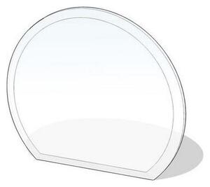 Sklo pod kamna 1200x1050x8 mm půlkulaté