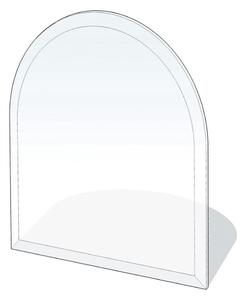Sklo pod kamna 1200x1000x8 mm půloblouk
