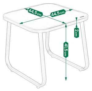 Set zahradního nábytku MOTIONA černý