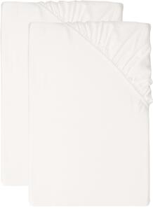 Livarno® Sada napínacích prostěradel z bambusové viskózy Premium, 90-100 x 200 cm, 2dílná, bílá (800013493)