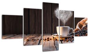Obraz - Čas na kávu (125x70 cm)