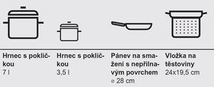 AEG A4SS Sada nádobí 4 ks