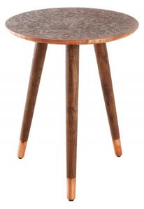 Odkládací stolek ALCASAR 50 CM antik měděný Nábytek | Doplňkový nábytek | Odkládací stolky