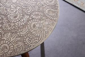 Odkládací stolek ALCASAR 50 CM antik stříbrný Nábytek | Doplňkový nábytek | Odkládací stolky