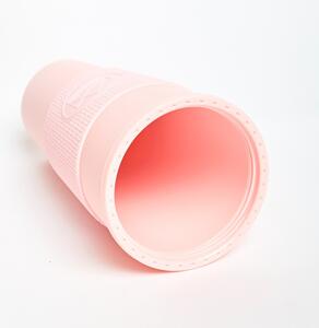 Pohár na pití s brčkem, 625 ml, Neon Kactus, růžový